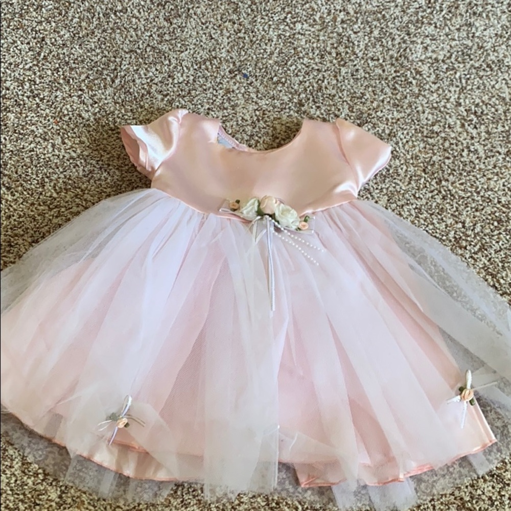 Satin Tulle Dress